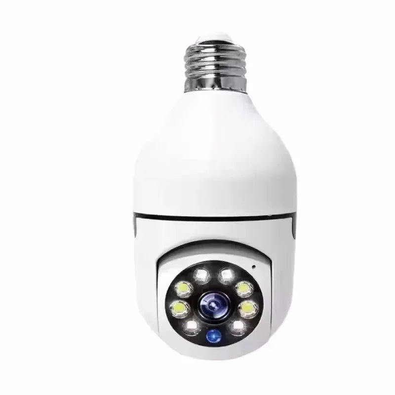 Tuya 5G WiFi Bulb Camera 5MP 3MP Indoor Security Two Way Audio Auto Tracking Human Colorful Night Vision E27 Base Mini PT Camera