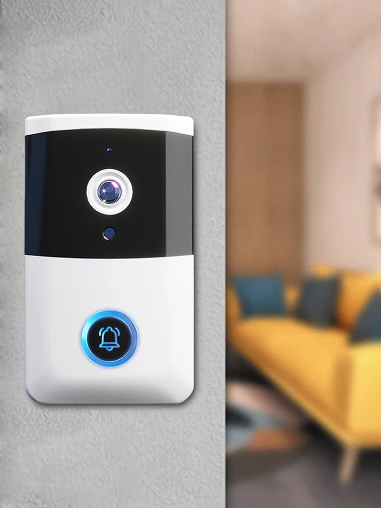WiFi Smart Doorbell – Night Vision, Two-Way Audio, and Home Security System for Enhanced Safety, Visual Doorbell