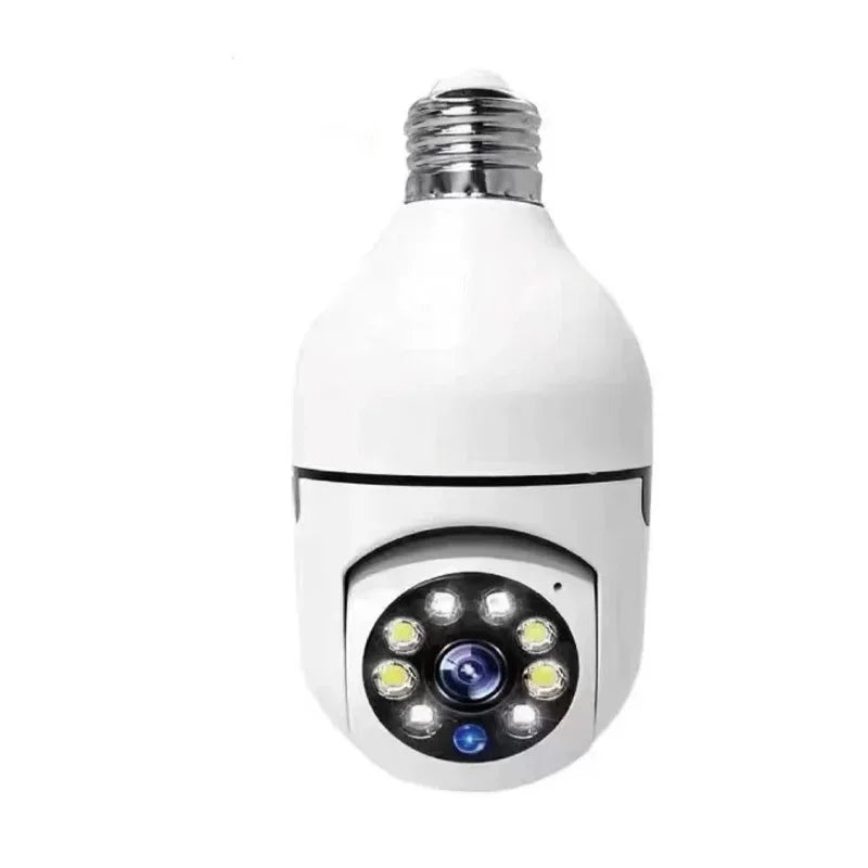 Tuya 5G WiFi Bulb Camera 5MP 3MP Indoor Security Two Way Audio Auto Tracking Human Colorful Night Vision E27 Base Mini PT Camera