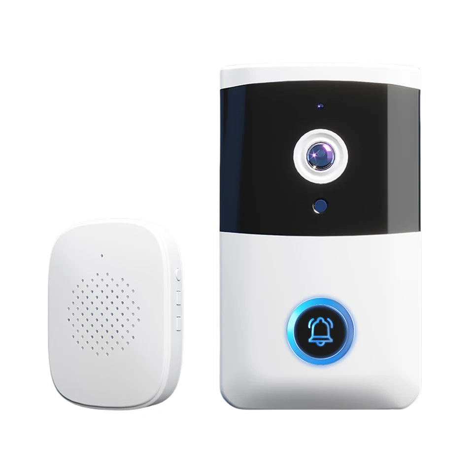 WiFi Smart Doorbell – Night Vision, Two-Way Audio, and Home Security System for Enhanced Safety, Visual Doorbell