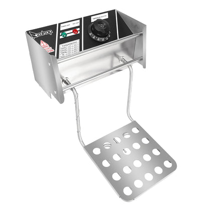 【Old code-56252372】 EH81 2500W 220-240V 6.3QT/6L Stainless Steel Single Cylinder Electric Fryer UK Plug