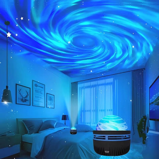 Colorful LED Galaxy Projector Light – Transform Your Space with Stunning Galaxy Night Lights for Bedrooms, Kids' Rooms, and Parties!